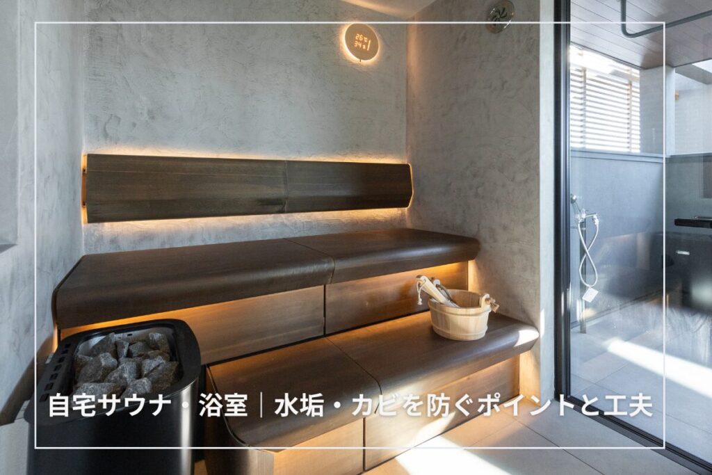 自宅サウナ・浴室のカビ対策｜水垢・カビを防ぐポイントと工夫