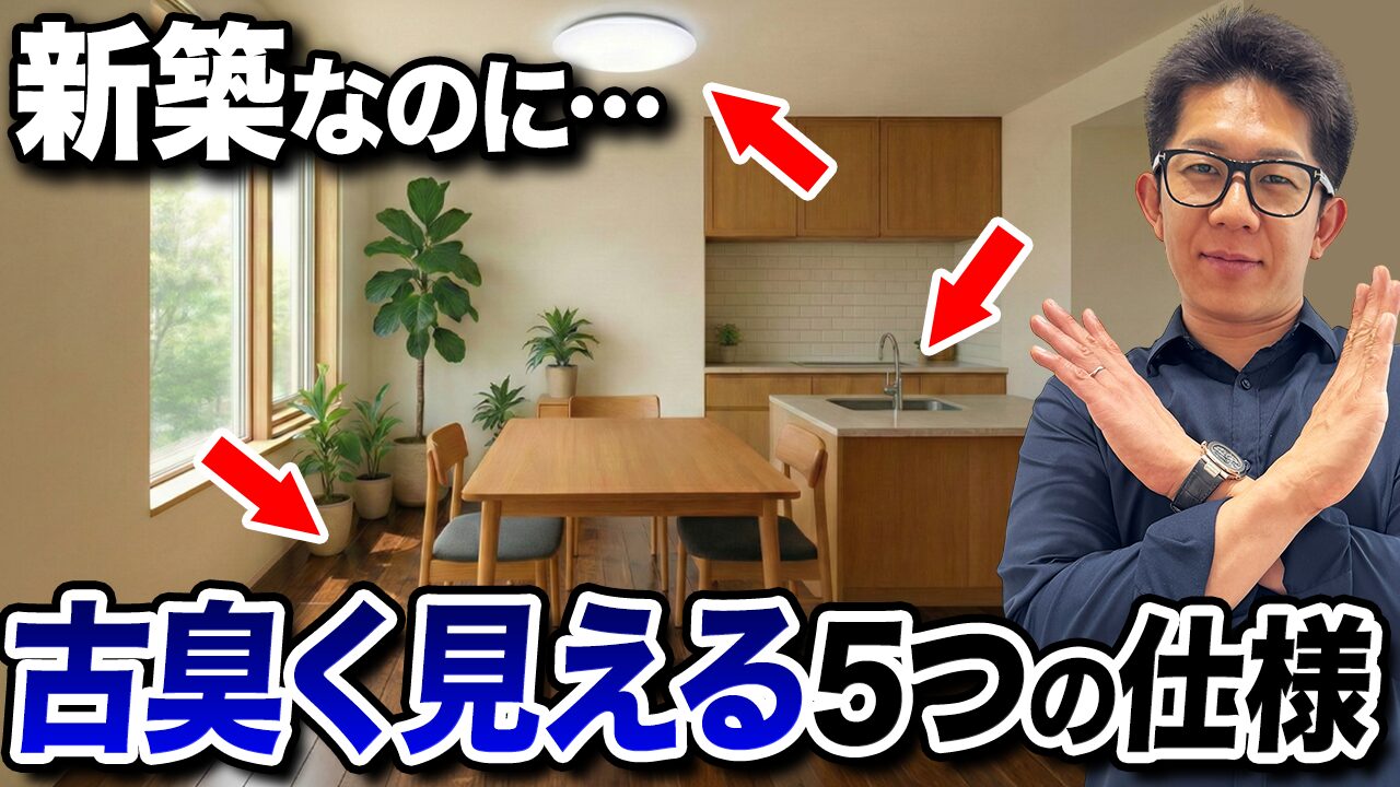【それ…“10年前の標準仕様”です!】新築なのに古臭く見える仕様5選!新旧トレンドを徹底解説!