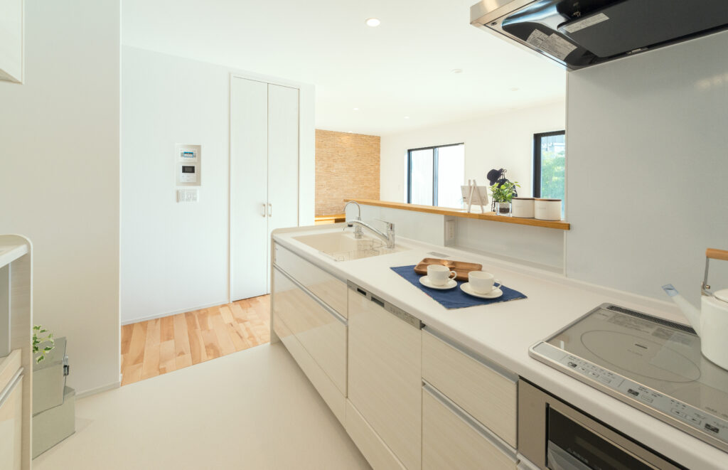 キッチン リモコンニッチ インターホン 給湯器 造作ニッチ棚