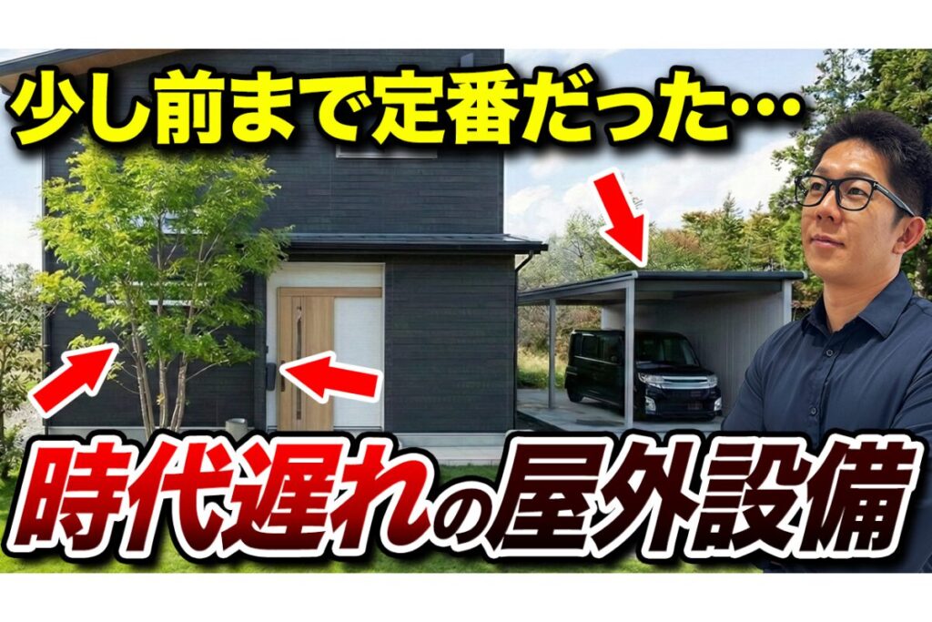 時代遅れの外構設備 TOP3|知らないと家族の安全と数十万円を失う外構の落とし穴