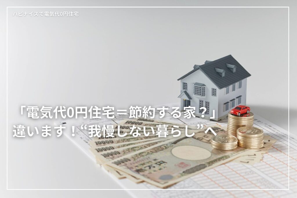 「電気代0円住宅=節約する家?」違います!光熱費0円を目指す“我慢しない暮らし”【電気代高騰時代の新常識】